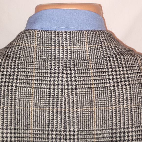 NWOT Mens Brooks Brothers 100% Camel Hair Houndstooth Glen Plaid Sport Coat 39R - Picture 4 of 16
